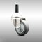 Service Caster 3 Inch 316SS Thermoplastic Rubber Wheel Swivel 7/8 Inch Expanding Stem Caster SCC-SS316EX20S314-TPRB-78 - alternate 1